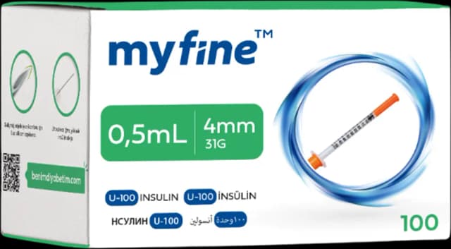 myfine 0.5ml, 4mm, 31G