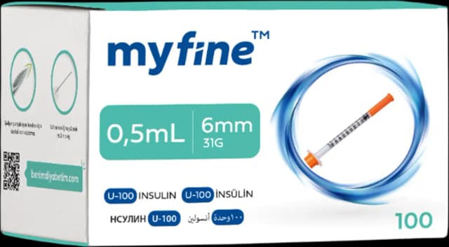 myfine 0.5ml, 6mm, 31G