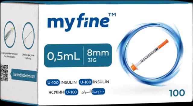 myfine 0.5ml, 8mm, 31G