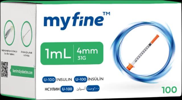 myfine 1ml, 4mm, 31G