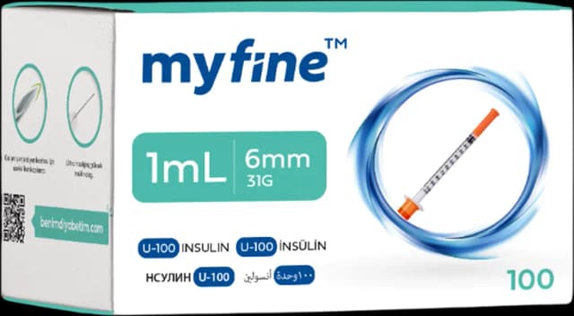 myfine 1ml, 6mm, 31G