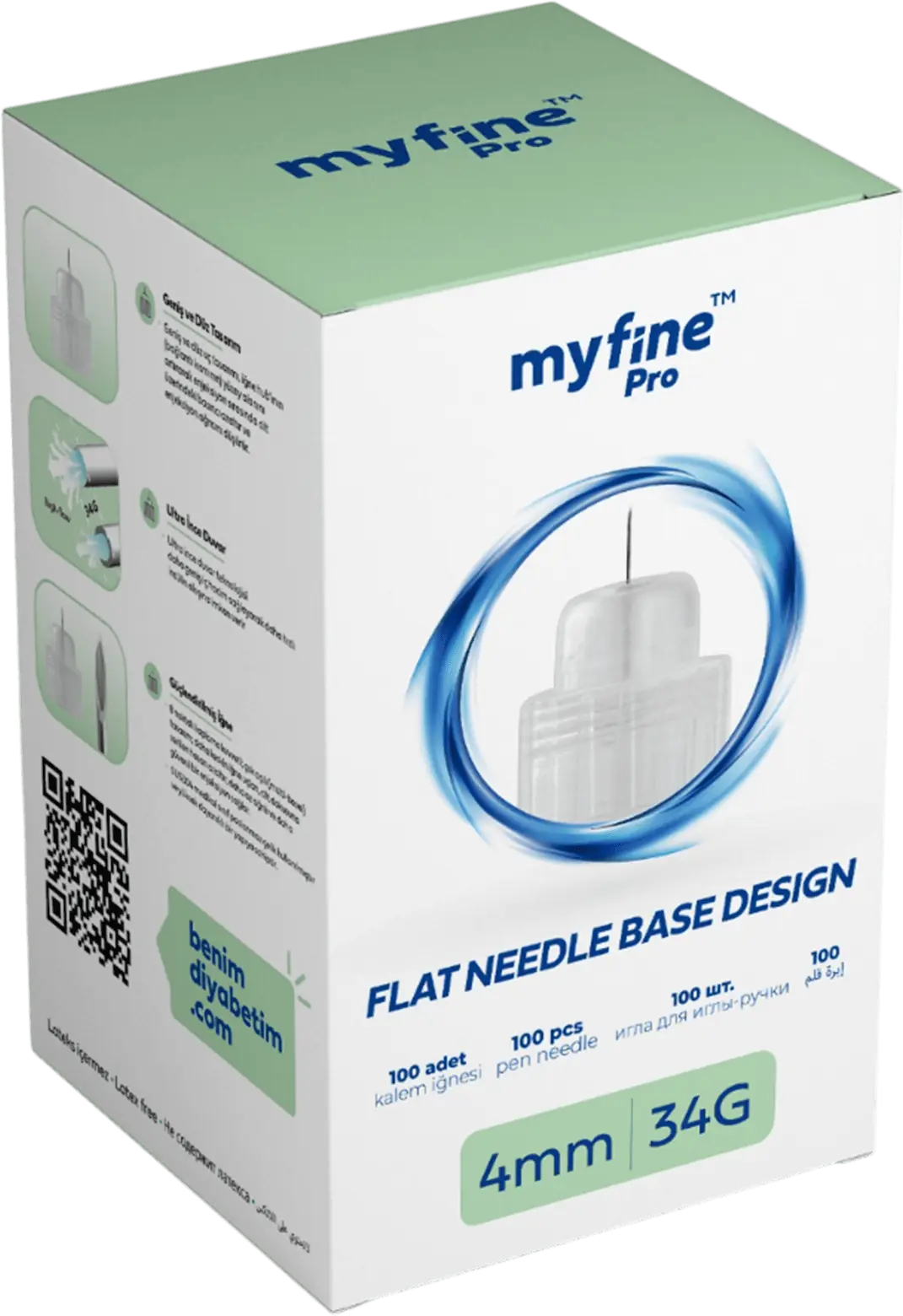 myfine Pro - Flat Needle Base Design | Medpic Medical